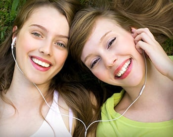 Regular teeth cleanings can prevent gum disease.
